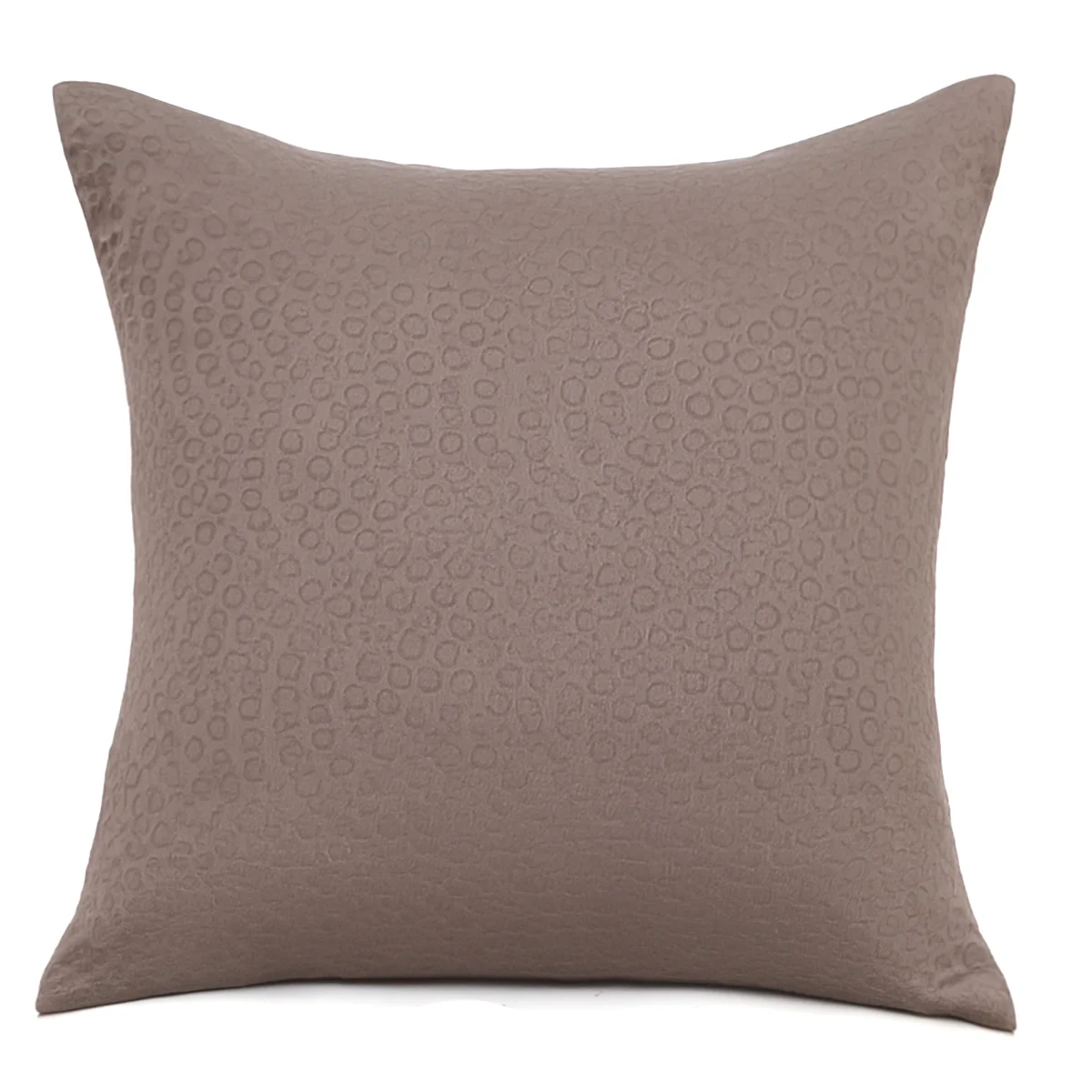 Metliza Grey Circle Cushion Cover 18x18 – Modern Textured Throw Pillow for Sofa & Bedroom Décor - Image 2