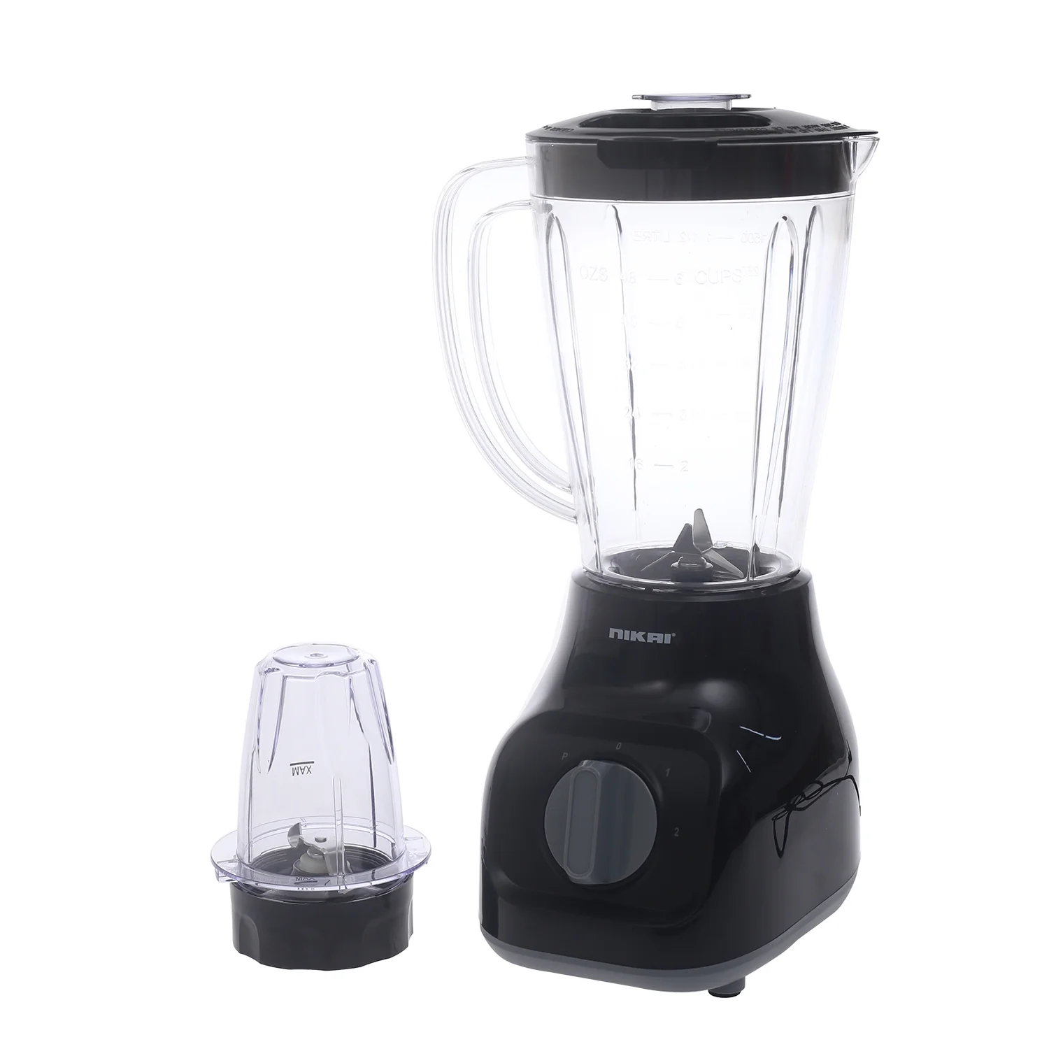 Nikai Blender with Grinder 2 in 1 – Black