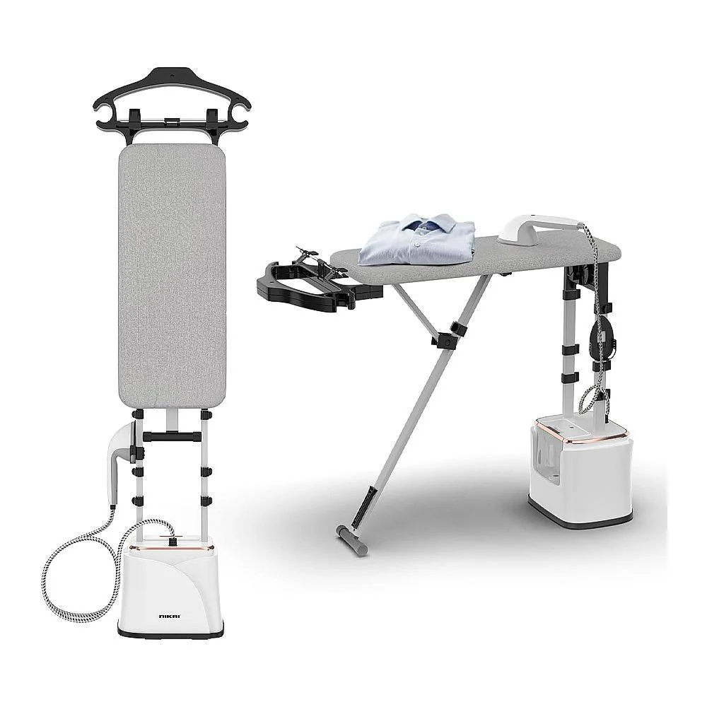 Nikai Garment Steamer NGS292AB – 1950W Professional Steam Iron with Built-In Board & 2.2L Water Tank