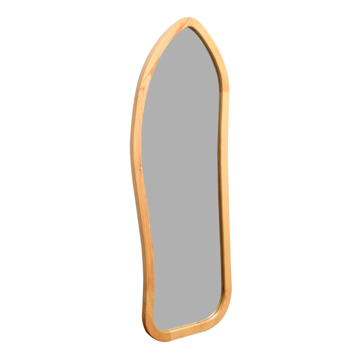Oafleaf Wall Mirror – Modern Wooden Frame Decorative Mirror - Image 2