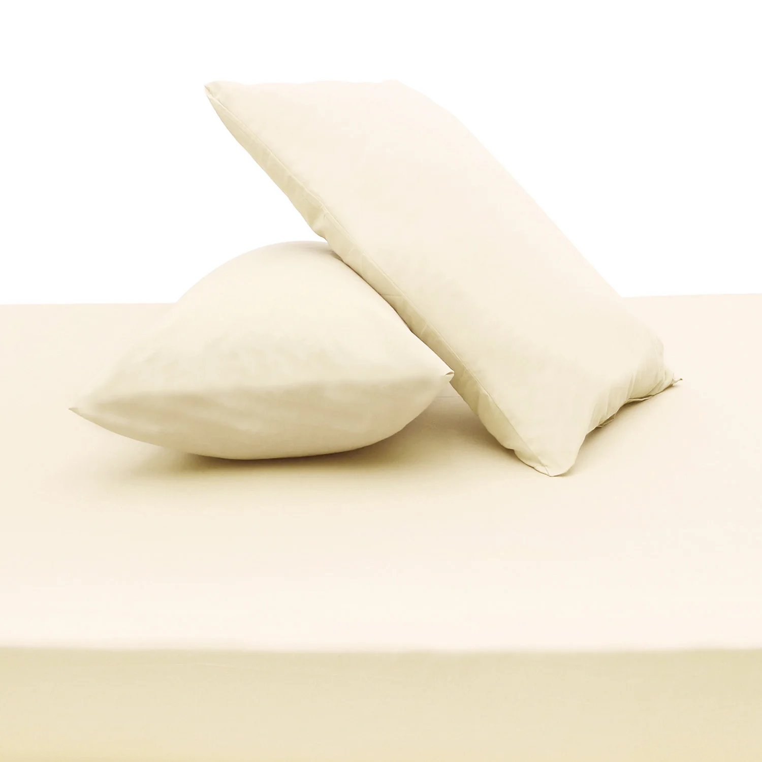 Off-White Dyed Double Bed Sheet 96x102 – Elegant Neutral Solid Bedding