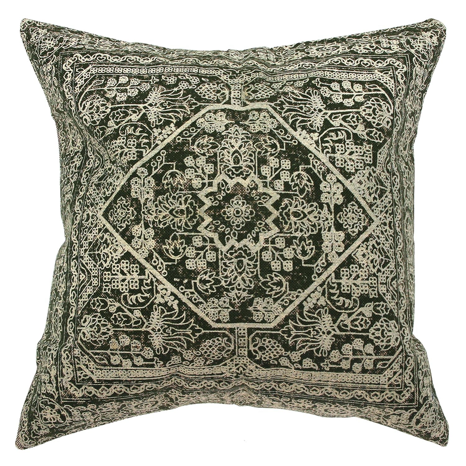 Olive Garden Decorative Cushion Cover – 18 x 18 Inch