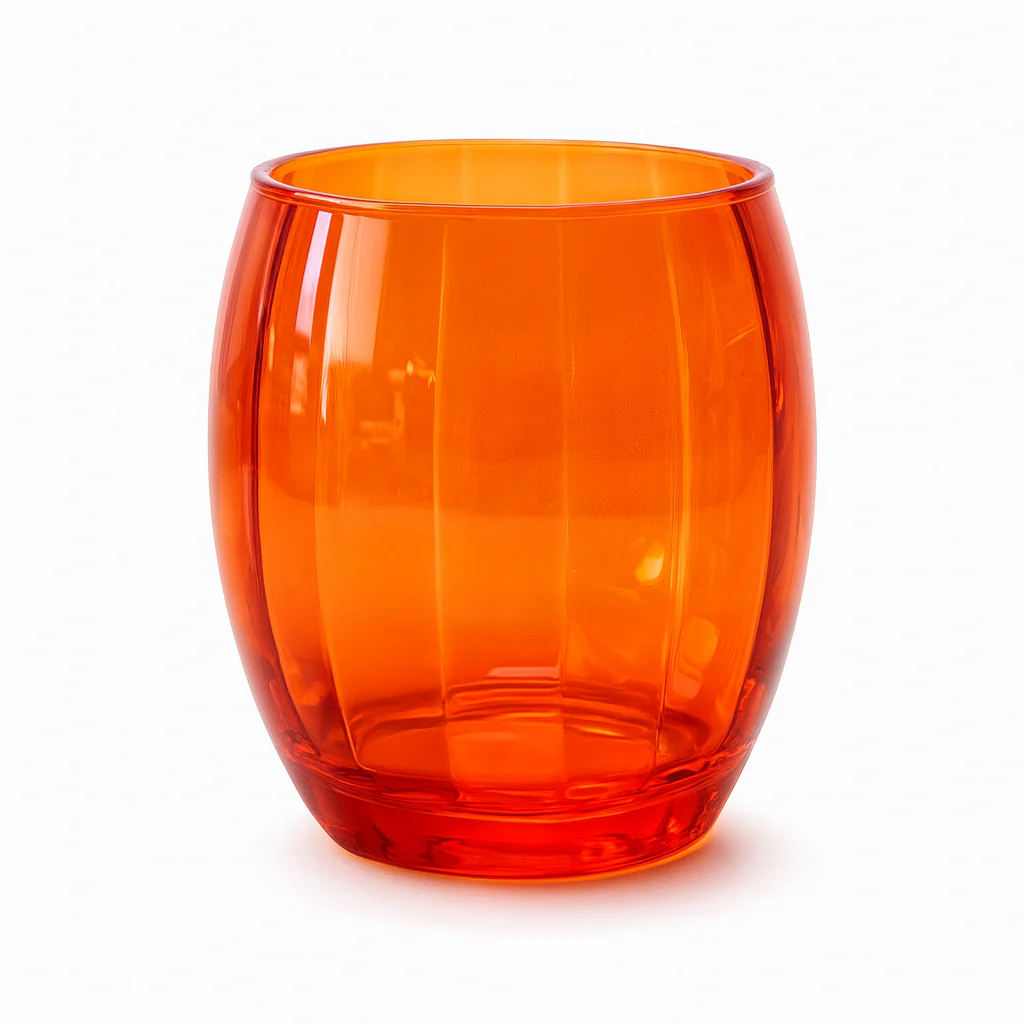 Orange Lassi Glass – 1 Piece - Image 2