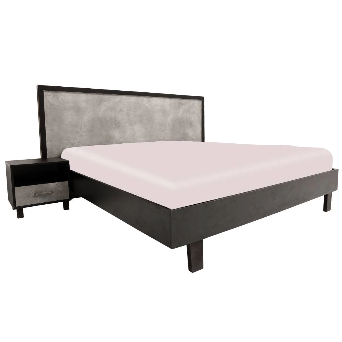 Oxford Bed with two Side Tables - Image 3