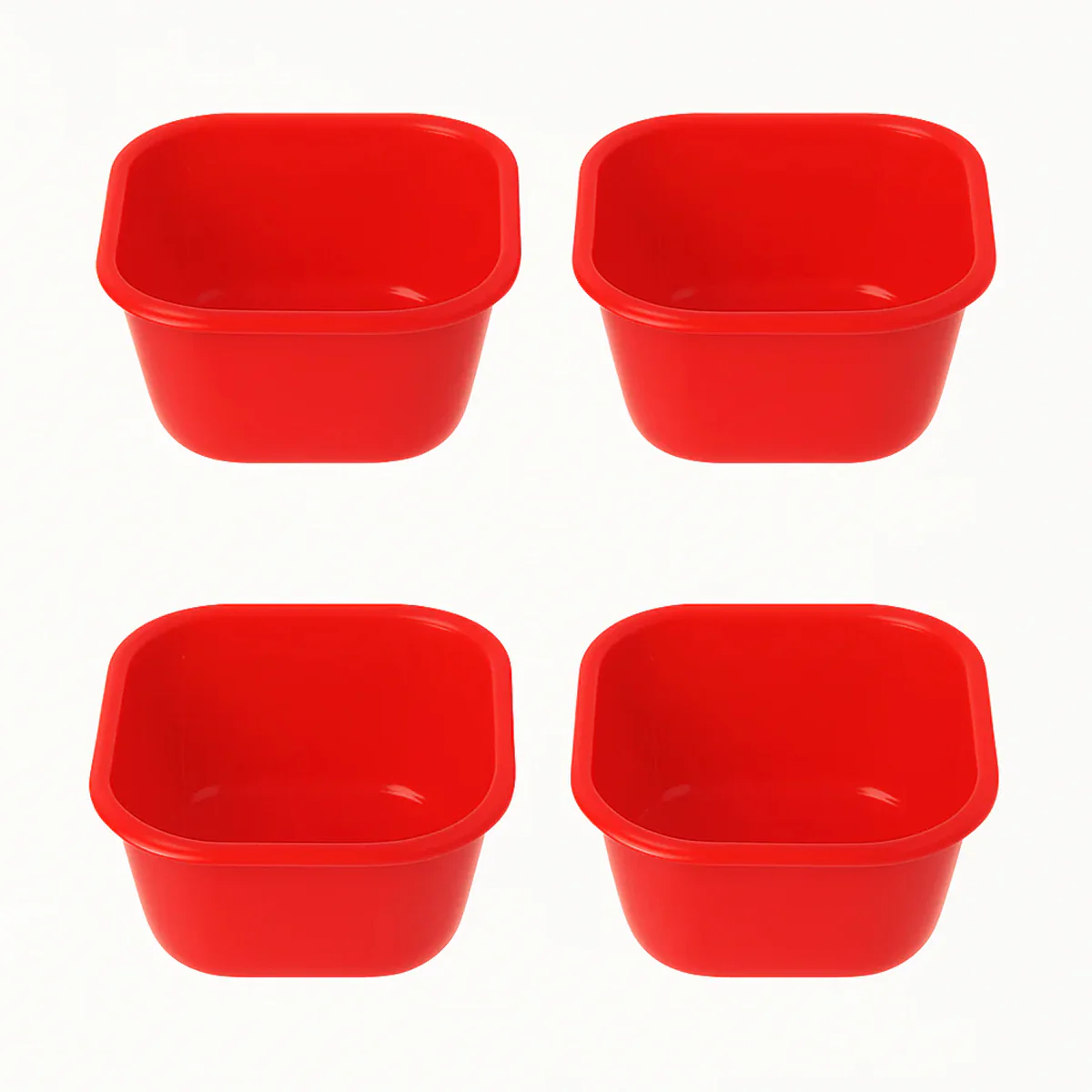 (Pack of 4) Blend Mini Plastic Bowls – 400 ml (Assorted) | Multipurpose Snack & Serving Bowls - Image 4