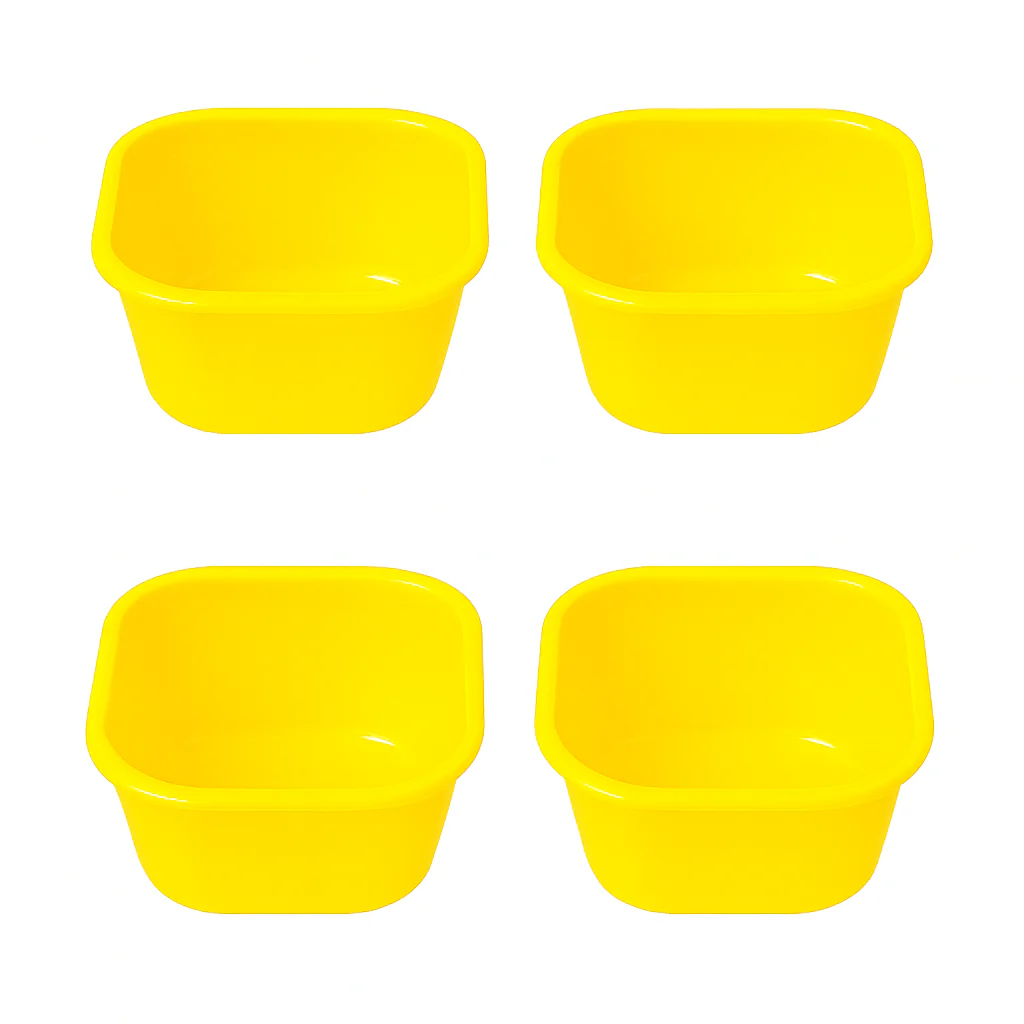 (Pack of 4) Blend Mini Plastic Bowls – 400 ml (Assorted) | Multipurpose Snack & Serving Bowls - Image 6