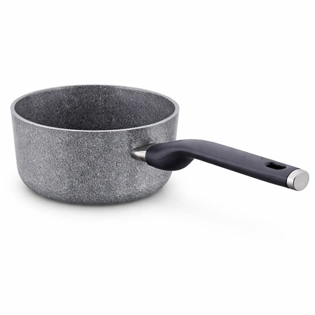 Palma Saucepan 18 x 9 cm – Granite Nonstick Milk & Sauce Pot with Ergonomic Handle