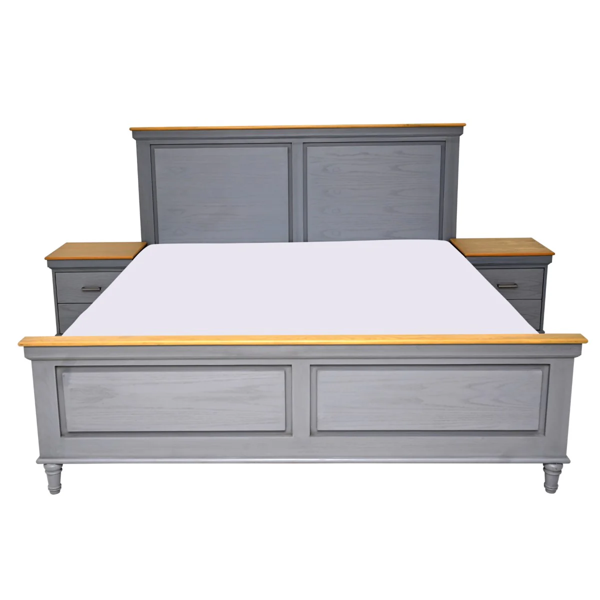 Patrick N King Size Bed with 2 Side Tables - Image 2