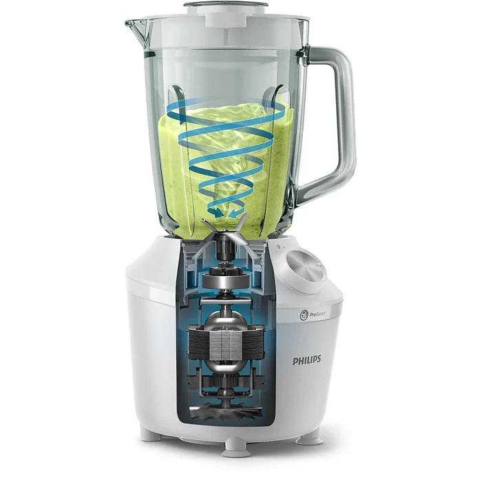 Philips 3000 Series Blender HR2291/20 – Powerful Kitchen Blender with ProBlend Technology and Multi-Purpose Grinding Jar - Image 3