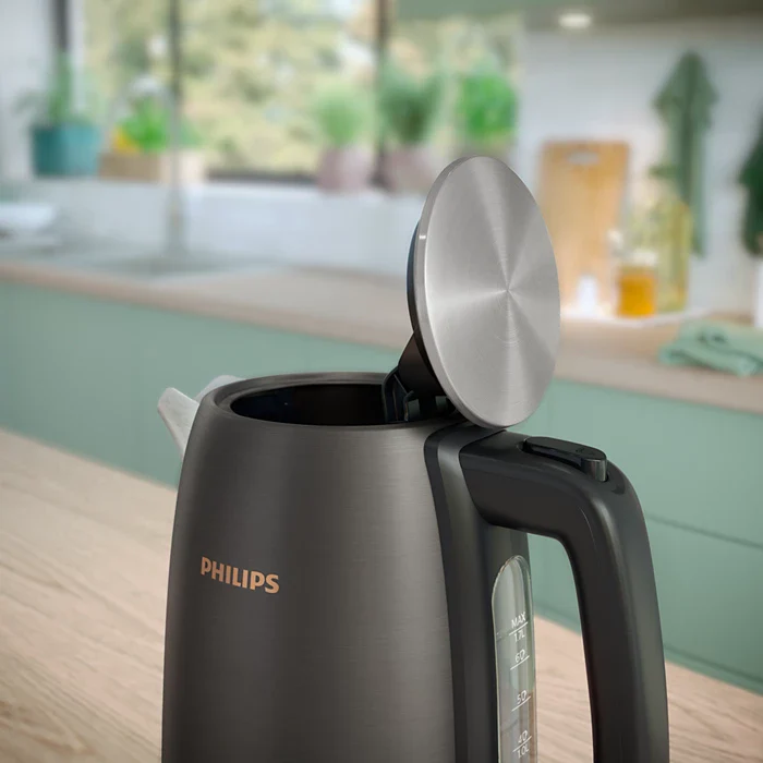 Philips 5000 Series Stainless Steel Kettle – HD9352/31 (Black & Copper) | 3000W Fast-Boil Premium Electric Kettle - Image 4