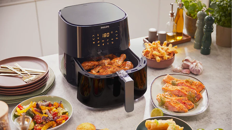 Philips 5000 Series XL Airfryer with Rapid Air Technology – Smart Digital Oil-Free Fryer (HD9280/91) - Image 3