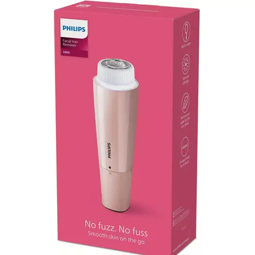 Philips BRR454/00 Facial Hair Remover 5000 Series | Gentle Precision Hair Removal for Women - Image 6