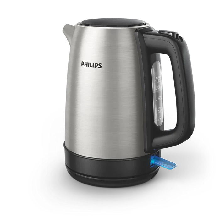 Philips Daily Collection Metal Kettle – HD9350/92 | 1.7L Stainless Steel Fast-Boil Electric Kettle - Image 3
