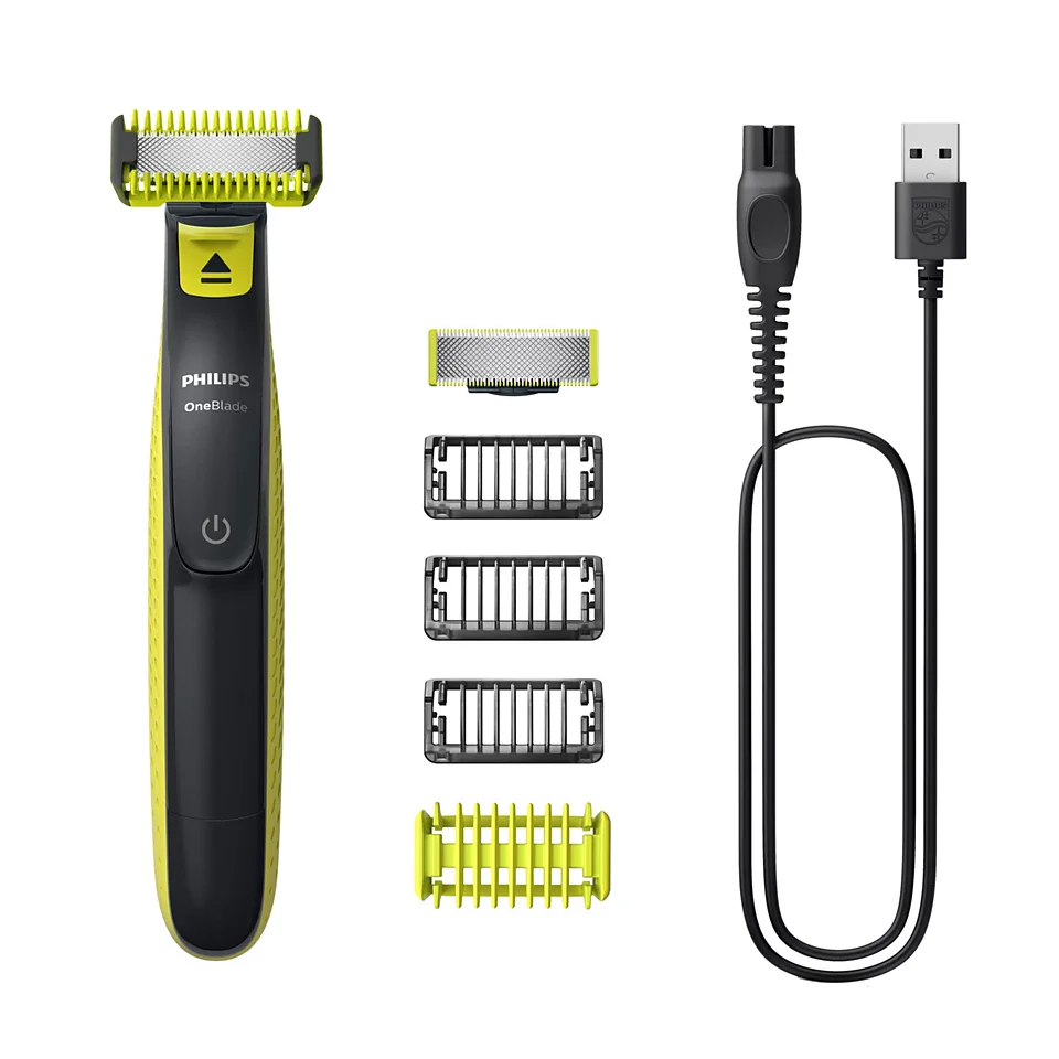 Philips OneBlade Face + Body Trimmer QP2824/10 – Hybrid Shaving & Trimming Tool