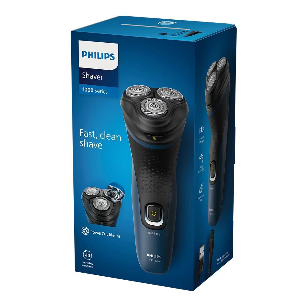 Philips S1151/00 1000 Series Wet & Dry Electric Shaver | Cordless Rotary Shaver for Comfortable Daily Shaving - Image 4