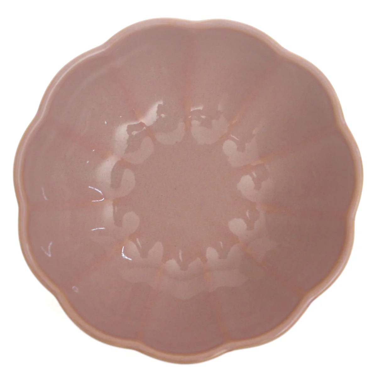 Pink Ceramic Flower-Shaped Sauce Dish 4.5 Inch – Elegant Dip & Condiment Bowl - Image 2