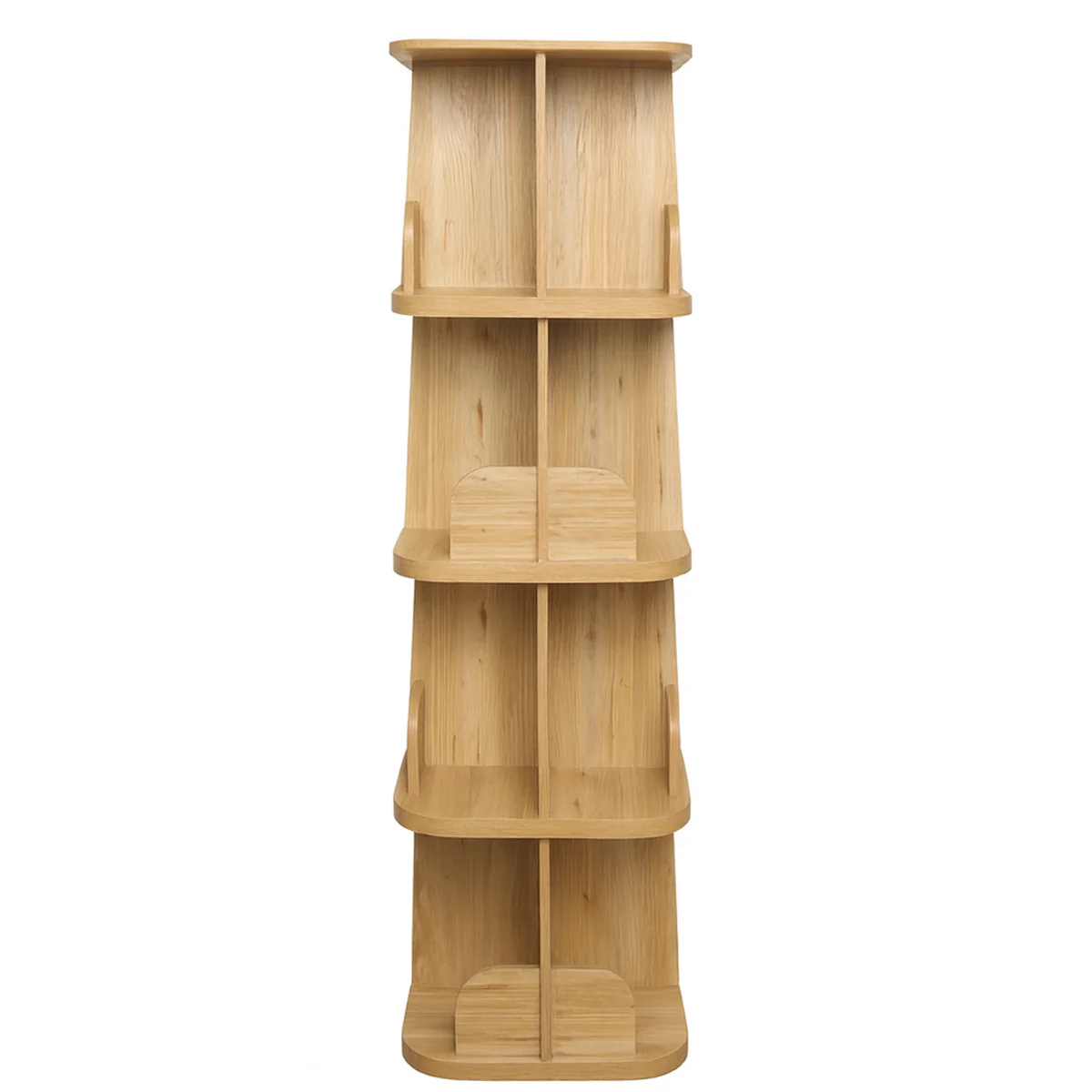 Pivot Wooden Shelf Console – Modern Multi-Tier Organizer - Image 3