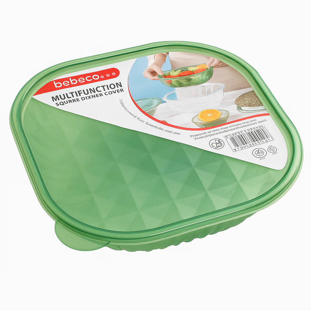 Plastic Drain Storage Box with Lid – Green Available in Medium and Large - Image 2