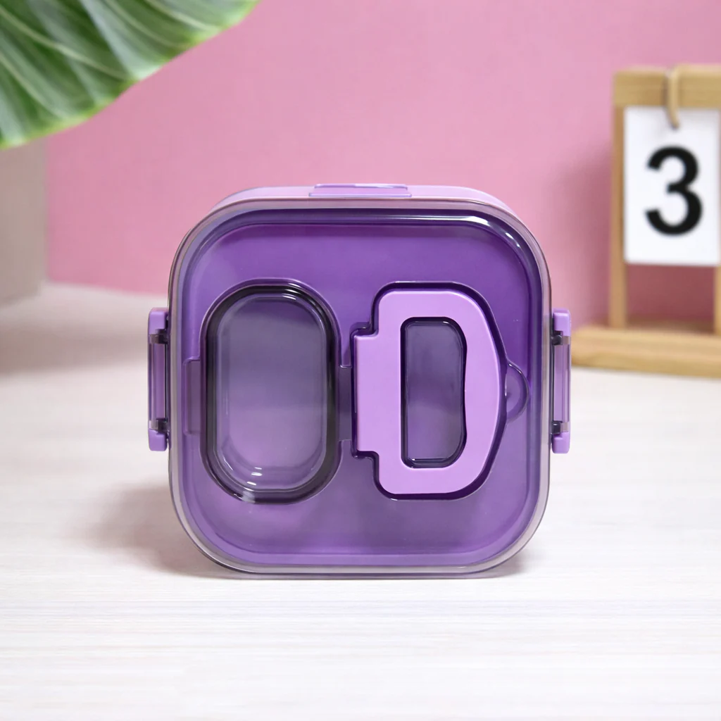 Plastic Single Layer Lunch Box (Rectangle & Square) - Image 2