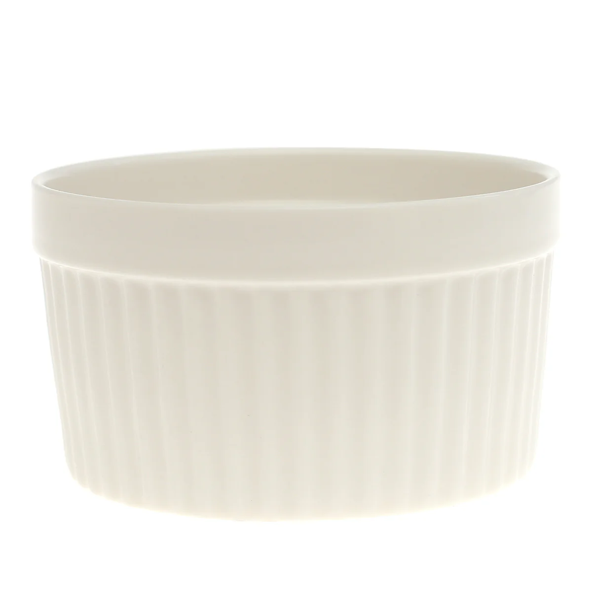 Ramekin Mould White 4.5 Inch - Image 2