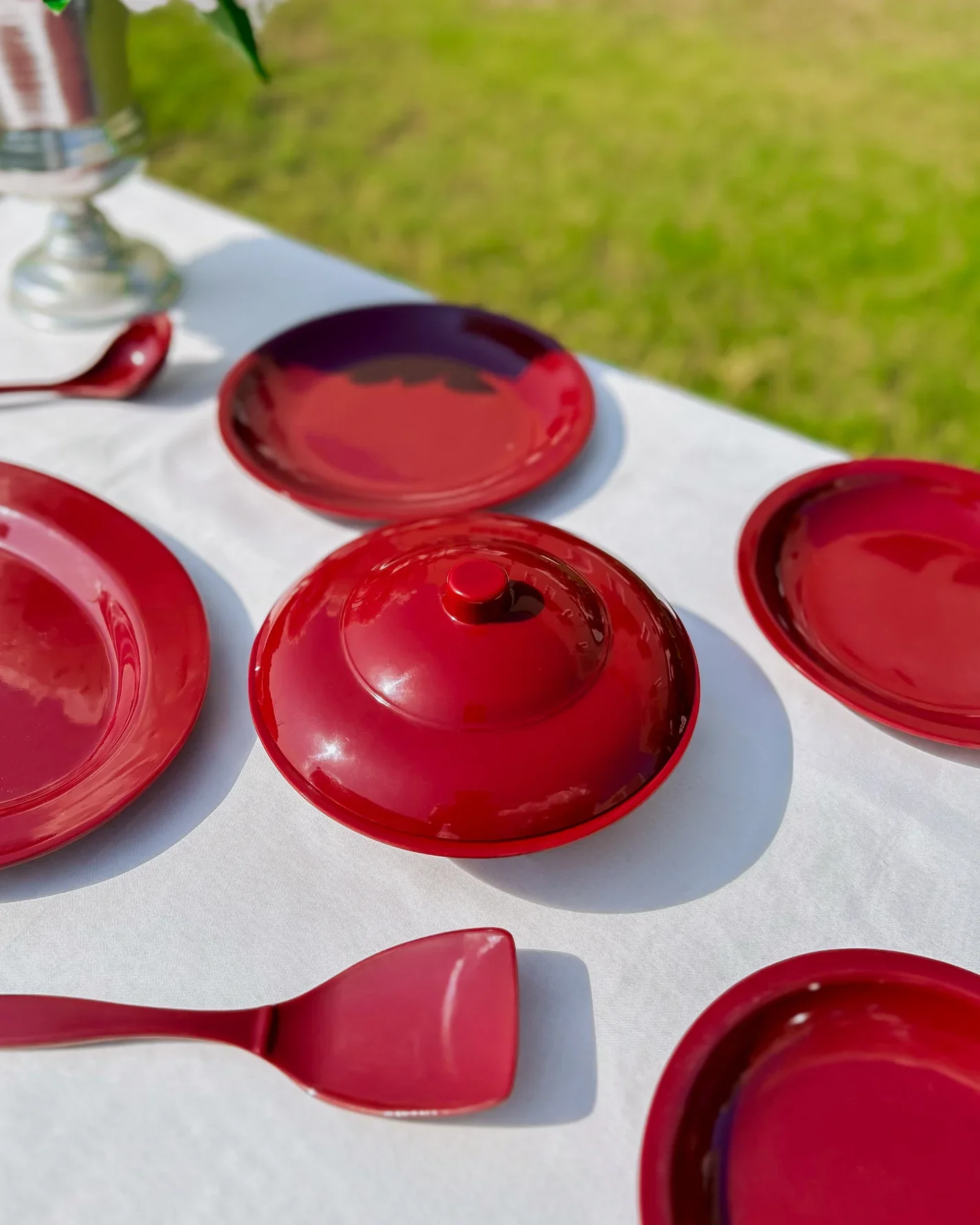 Red Melamine Dinner Set – Bold Elegance for Everyday & Festive Dining (22 / 30 / 43 PCS) - Image 7