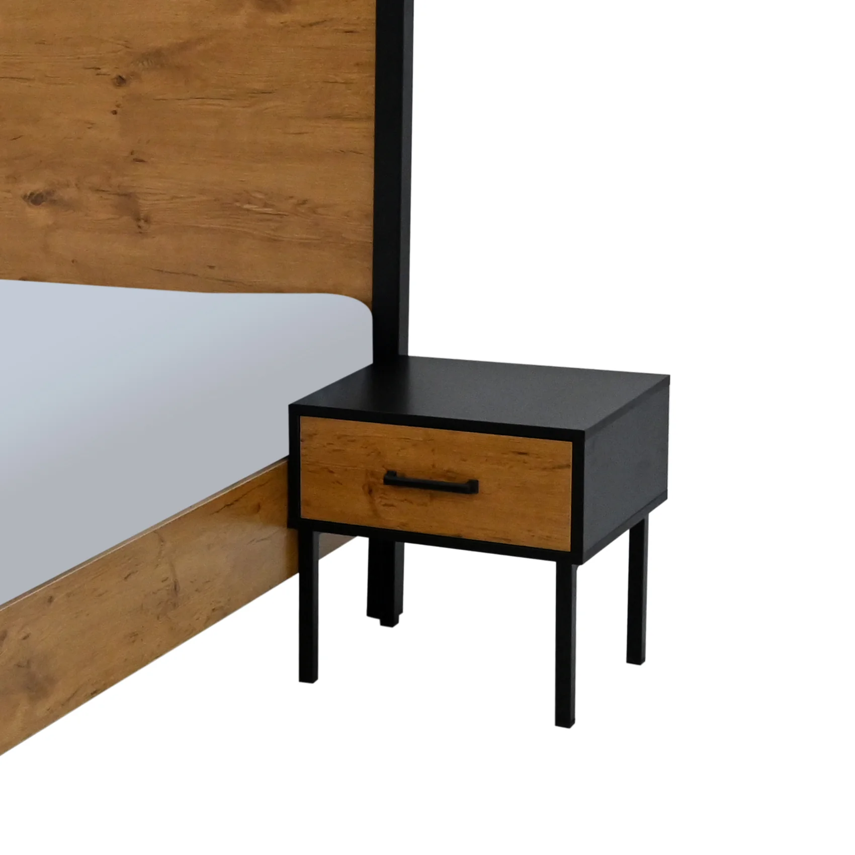 Remington King Size Bed with 2 Side Tables - Image 5