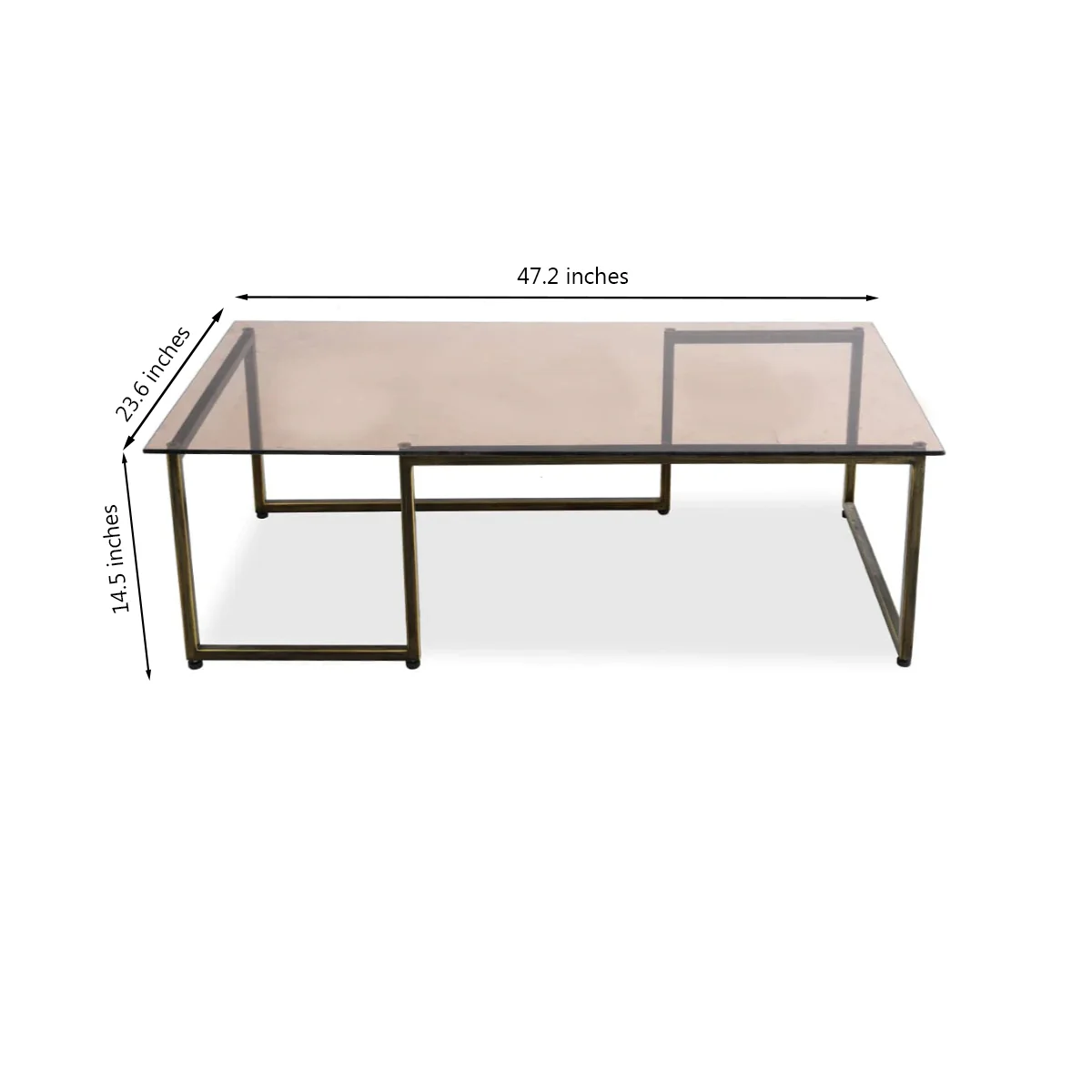 Ross Coffee Table Antique Gold - Image 3