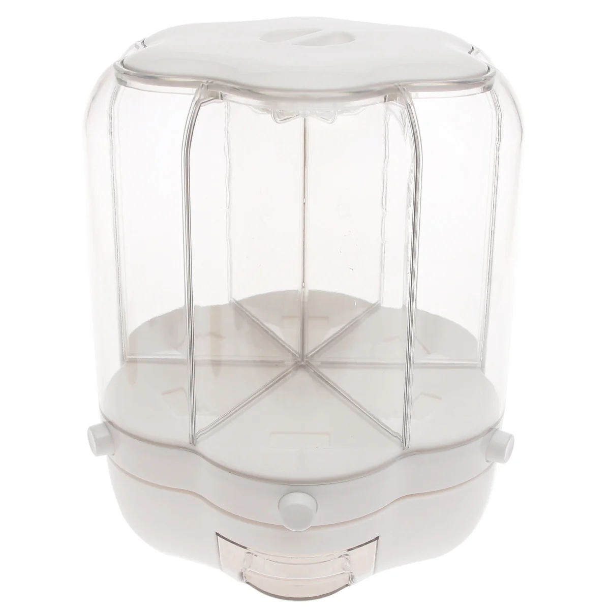 Rotating Rice Dispenser – 10kg Capacity Grain Storage Container - Image 2