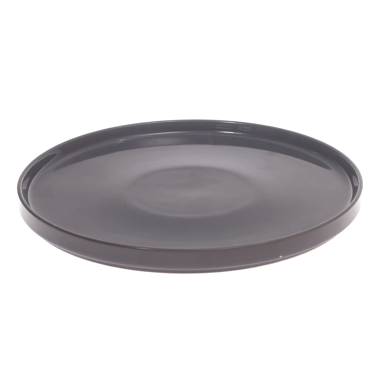 Round Platter Dark Grey 10.5 Inch Yll-97