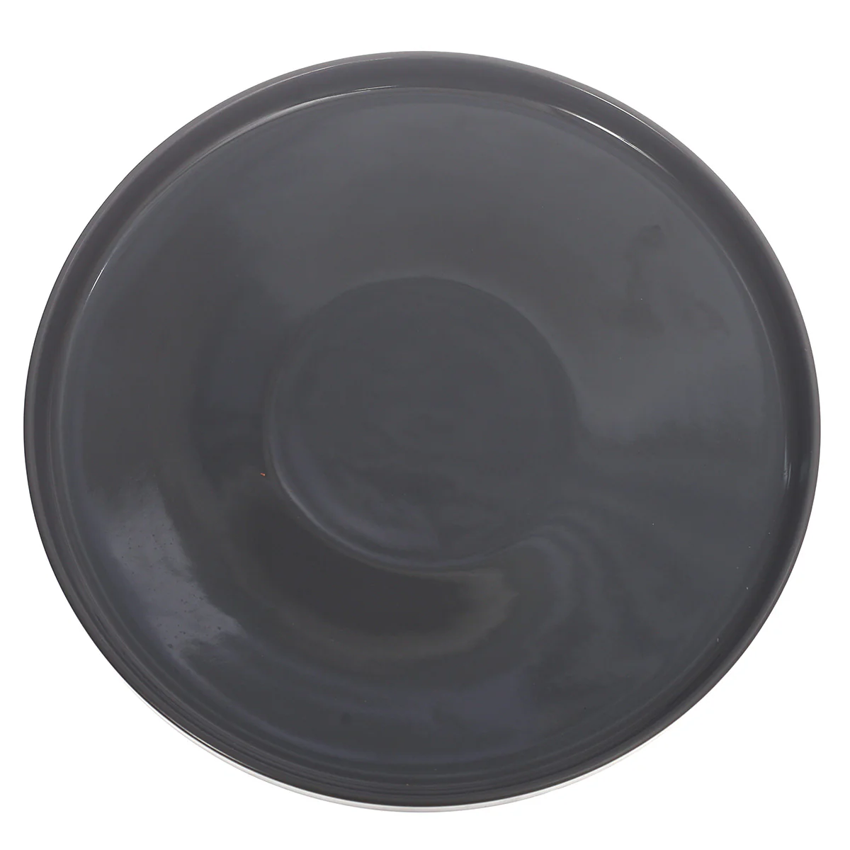 Round Platter Dark Grey 10.5 Inch Yll-97 - Image 2