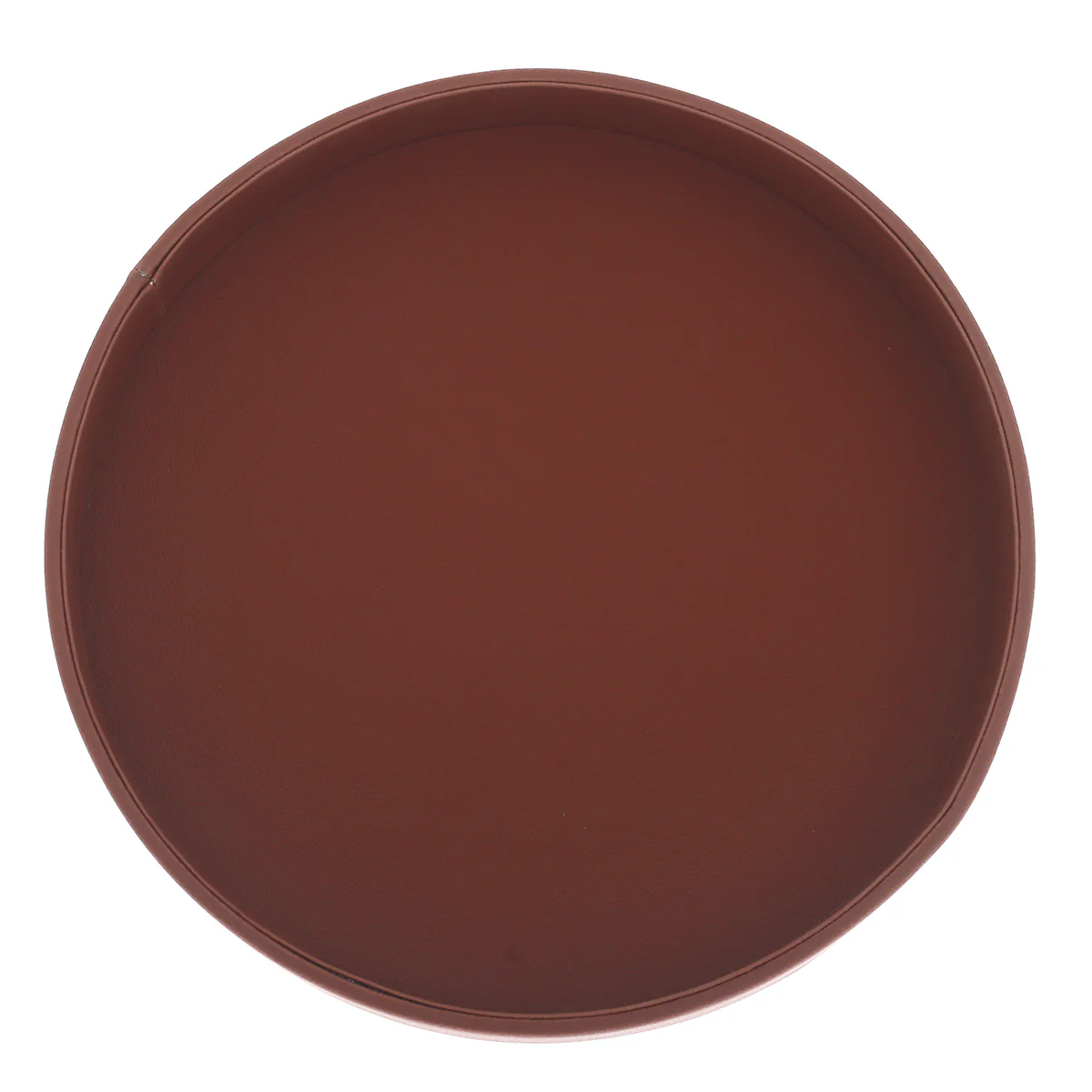 Round Platter Tray Brown - Image 2