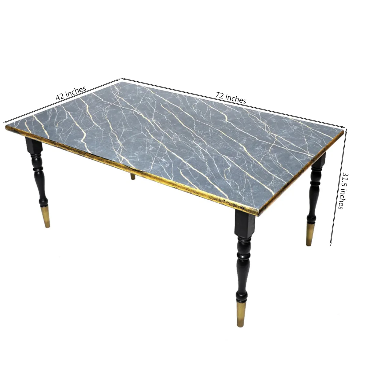 ROY 6 Person Dining Table - Image 4