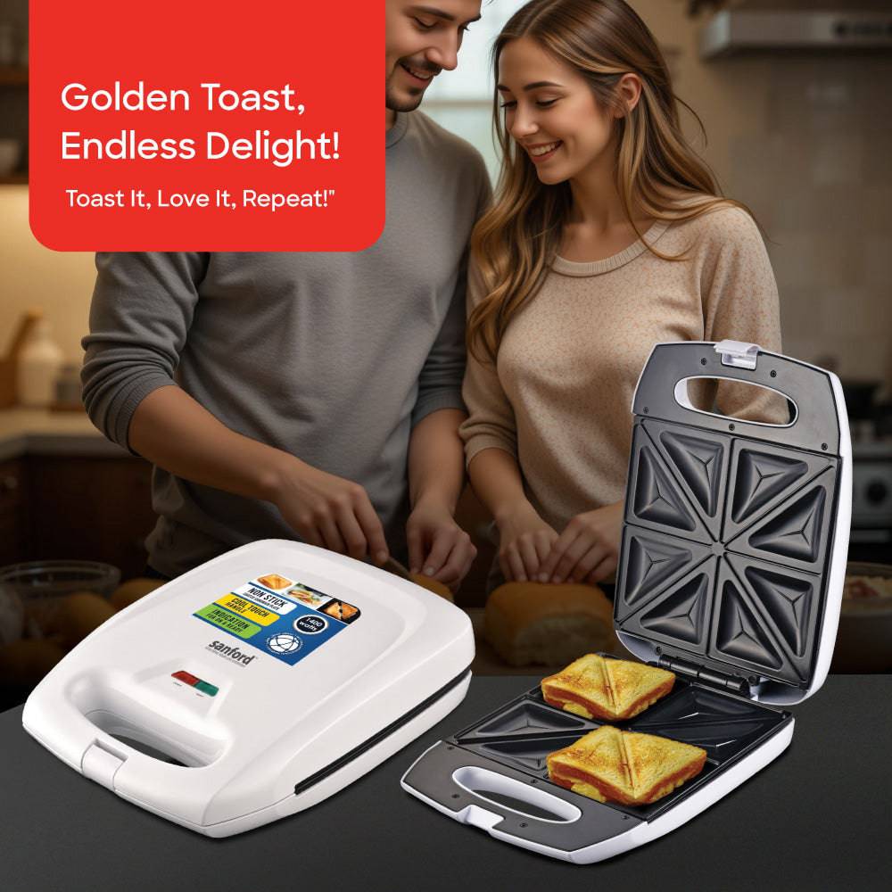 SANFORD 4 SLICE SANDWICH MAKER SF5723ST - Image 4