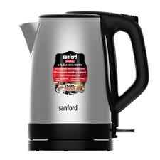 Sanford Electric Kettle 1500W Stainless Steel with Auto Shut-Off & Indicator Light – 1.8L Capacity (SF-3343EK) - Image 2