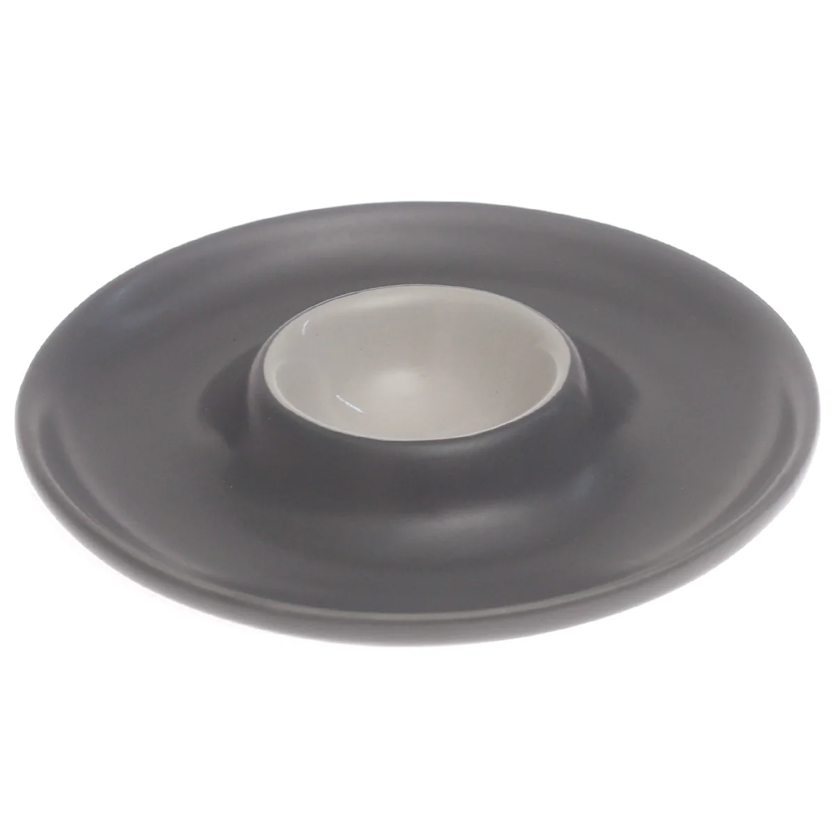 Sauce Dish Dark Grey 5 Inch - Image 2