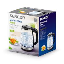 Sencor Electric Glass Kettle 2200W with LED Illumination – 2.0L High-Speed Boiling Kettle (SWK2080BK) - Image 3