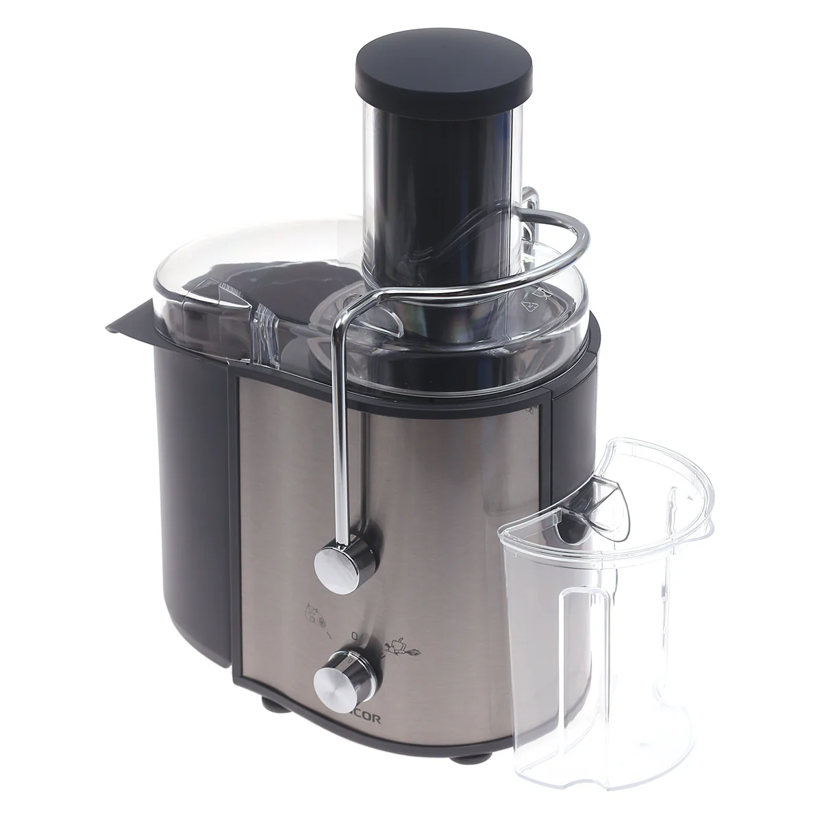 Sencor Juicer SJE1055SS – Stainless Steel 800W Juice Extractor - Image 2