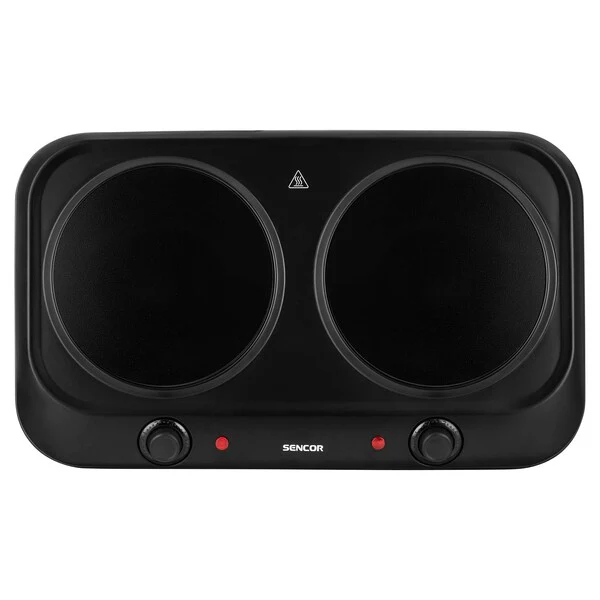 Sencor SCP 2263BK Double Infrared Cooking Plate – 2400W Glass Ceramic Electric Hot Plate with Dual Temperature Control - Image 2