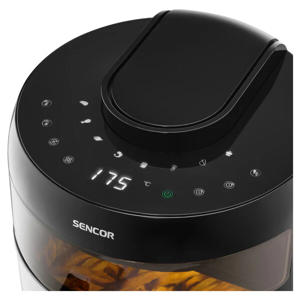 Sencor SFR5010BK Vita Fryer – 5 L Oil-Free Digital Air Fryer with LED Display & Touch Controls, 1500 W - Image 4