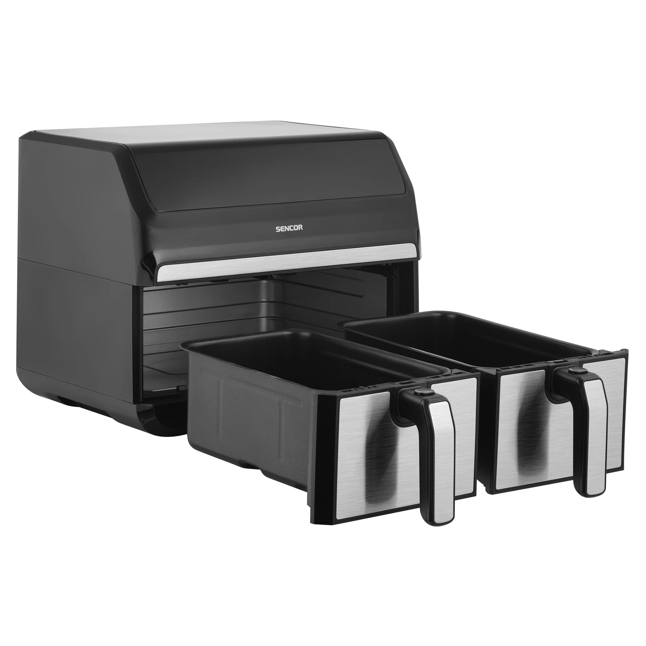 Sencor SFR9500SS Vita Fryer – Dual 2×4 L Baskets (8 L Total), Stainless Steel, 1700 W, LED Digital Air Fryer with Touch Controls - Image 3