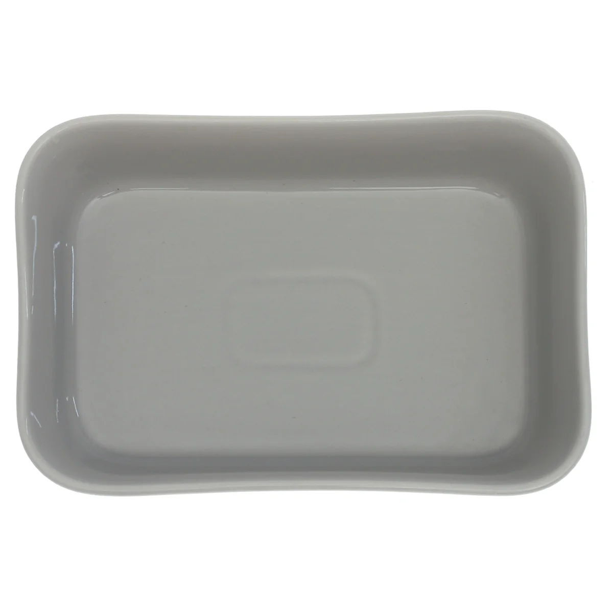 Serving Dish Light Grey 6.5 × 9 Inch – Rectangular Ceramic Baking & Serving Dish - Image 2