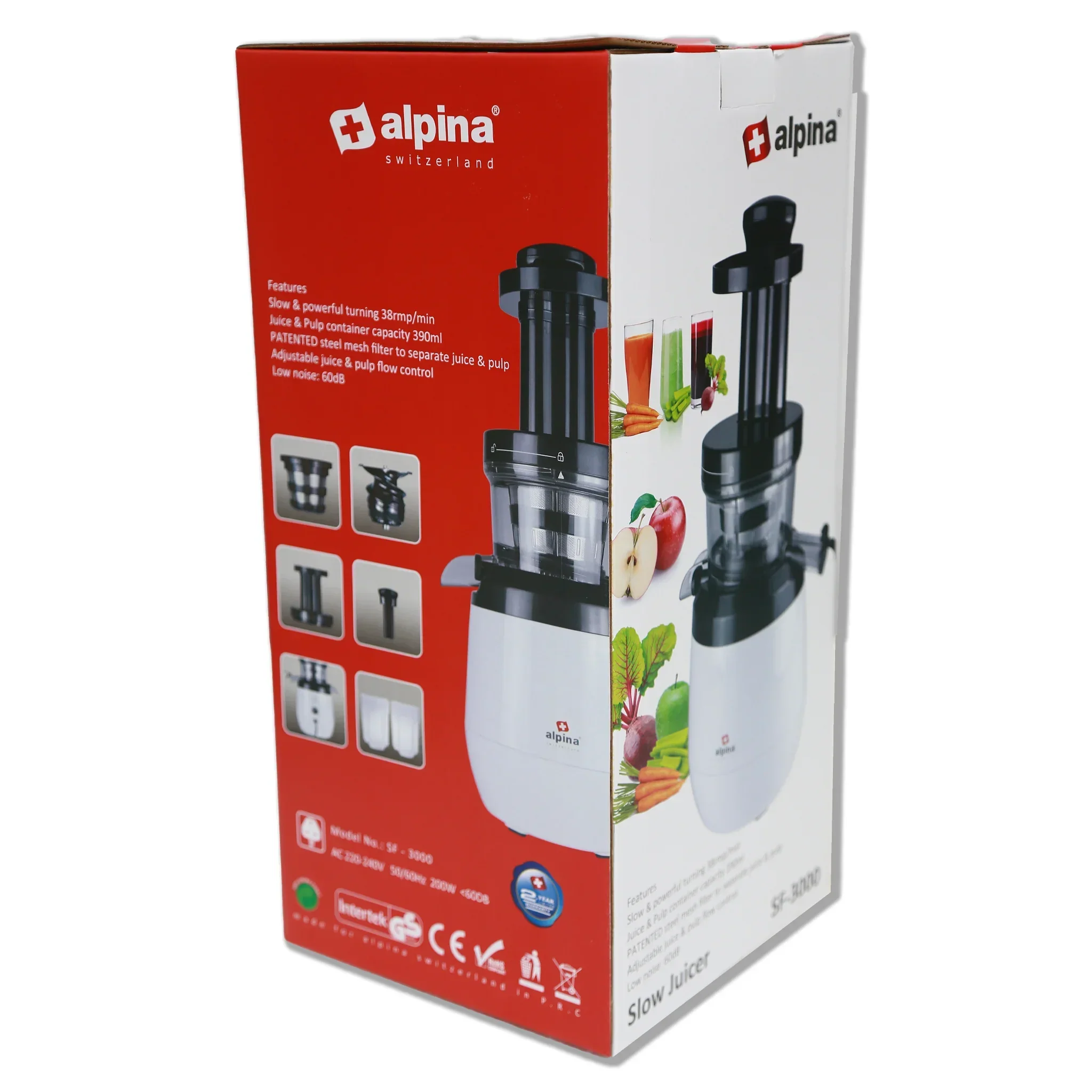 Slow Juicer .SF-3000-SB Alpina - Image 11