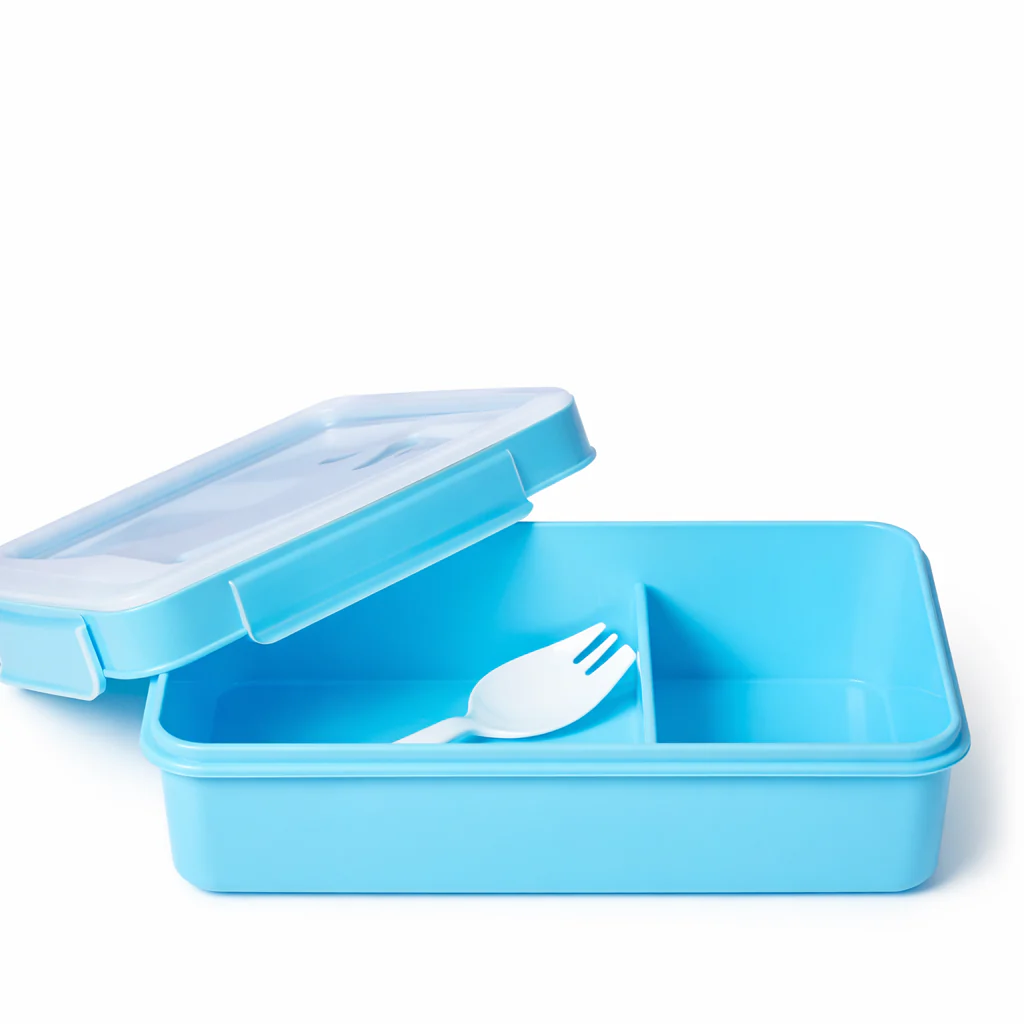 Snack Lunch Box with Separator – Portable Kids Snack Container, Multi-Compartment Food Storage Box