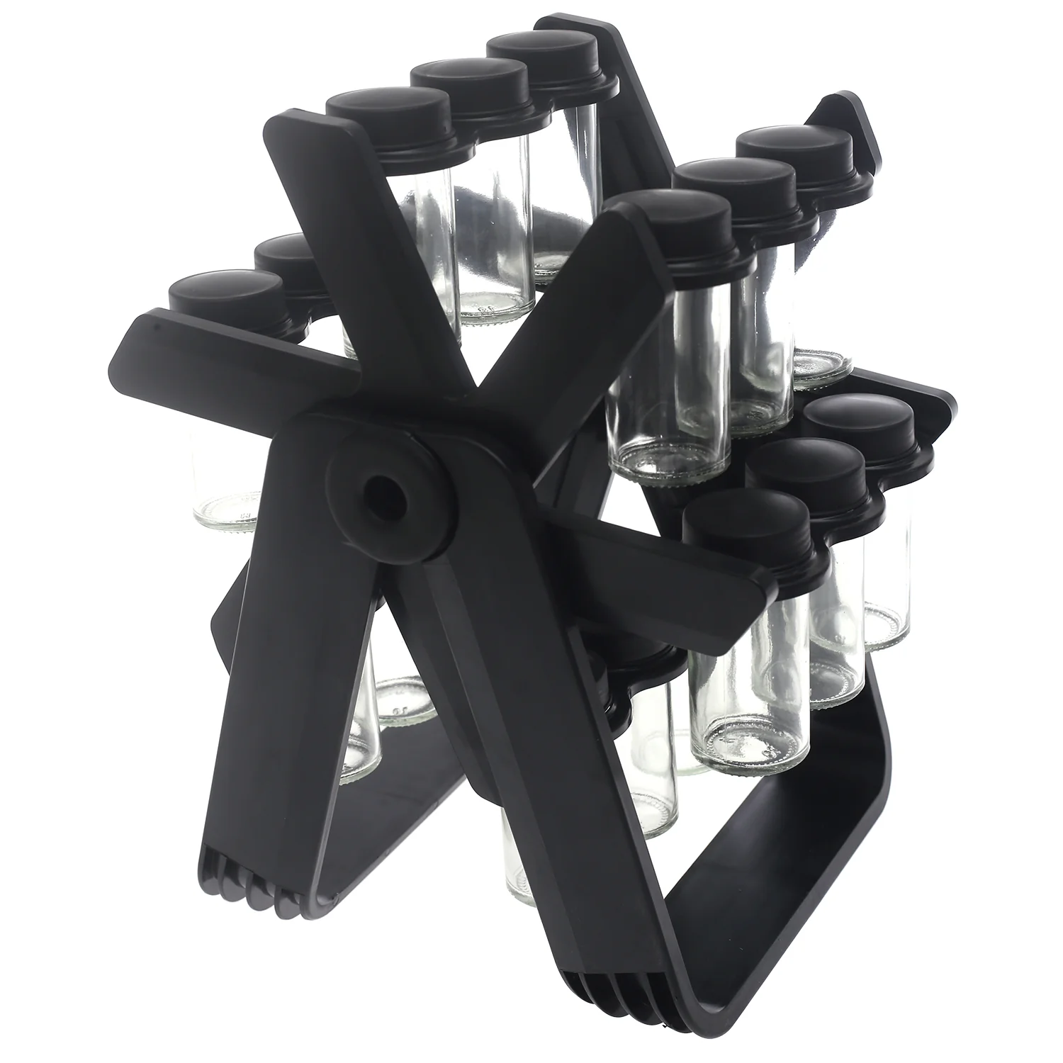 Spice Rack F-57 – Jar Rotating Spice Organizer