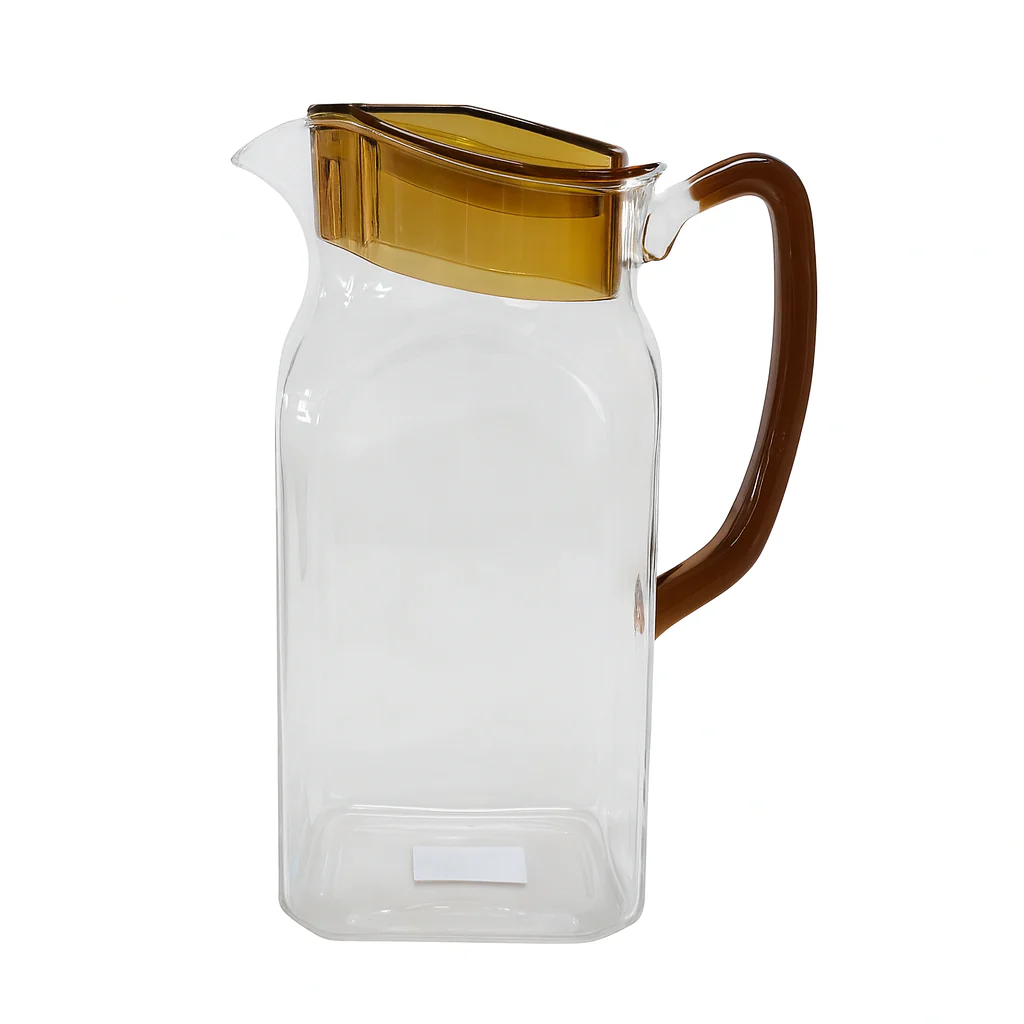 SQ Jug 1900ml – Available in Sky Blue, Purple, Orange, Clear, Amber & Blue | Premium Polycarbonate Square Pitcher - Image 5