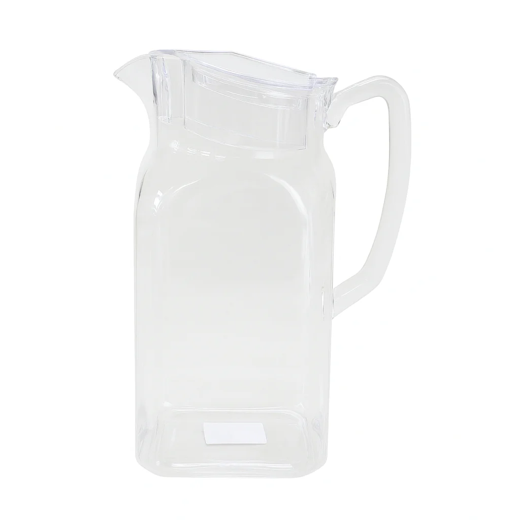 SQ Jug 1900ml – Available in Sky Blue, Purple, Orange, Clear, Amber & Blue | Premium Polycarbonate Square Pitcher - Image 6