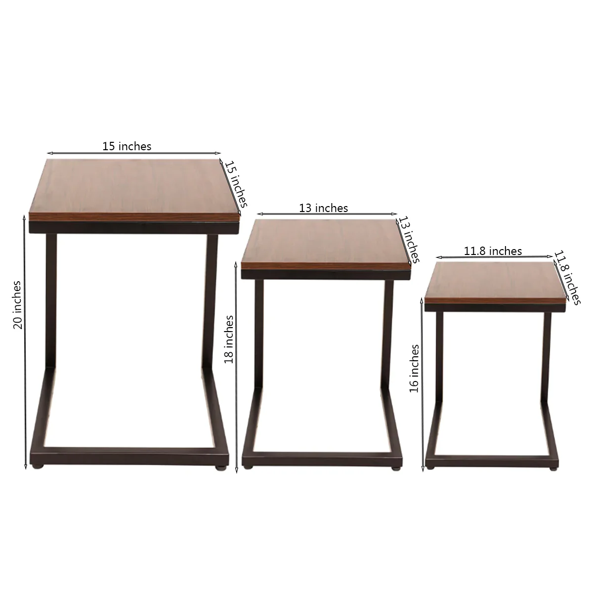 Square Nest of Table - Image 2