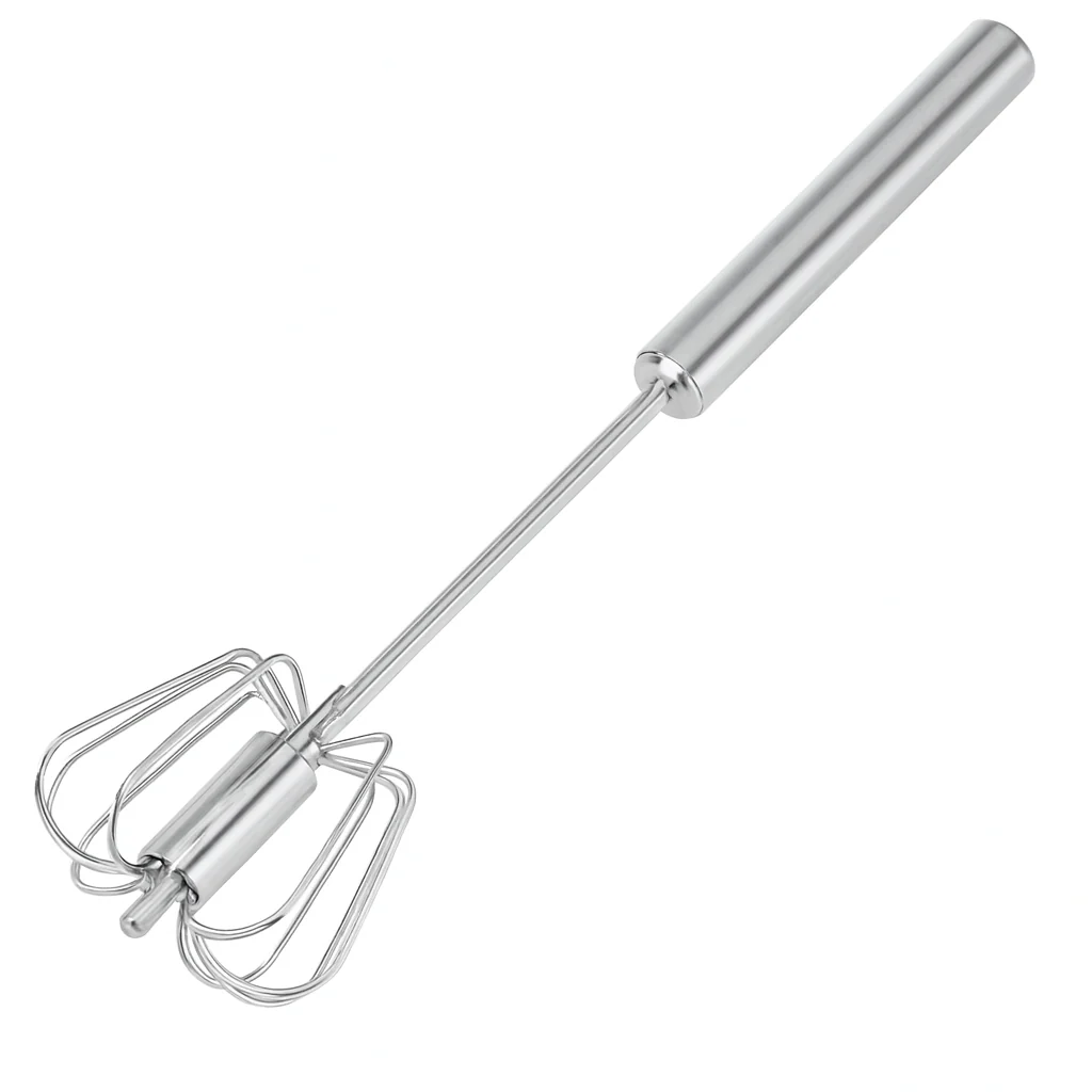 Stainless Steel Beater – Handheld Whisk with Iron Handle (30cm & 36cm) - Image 3