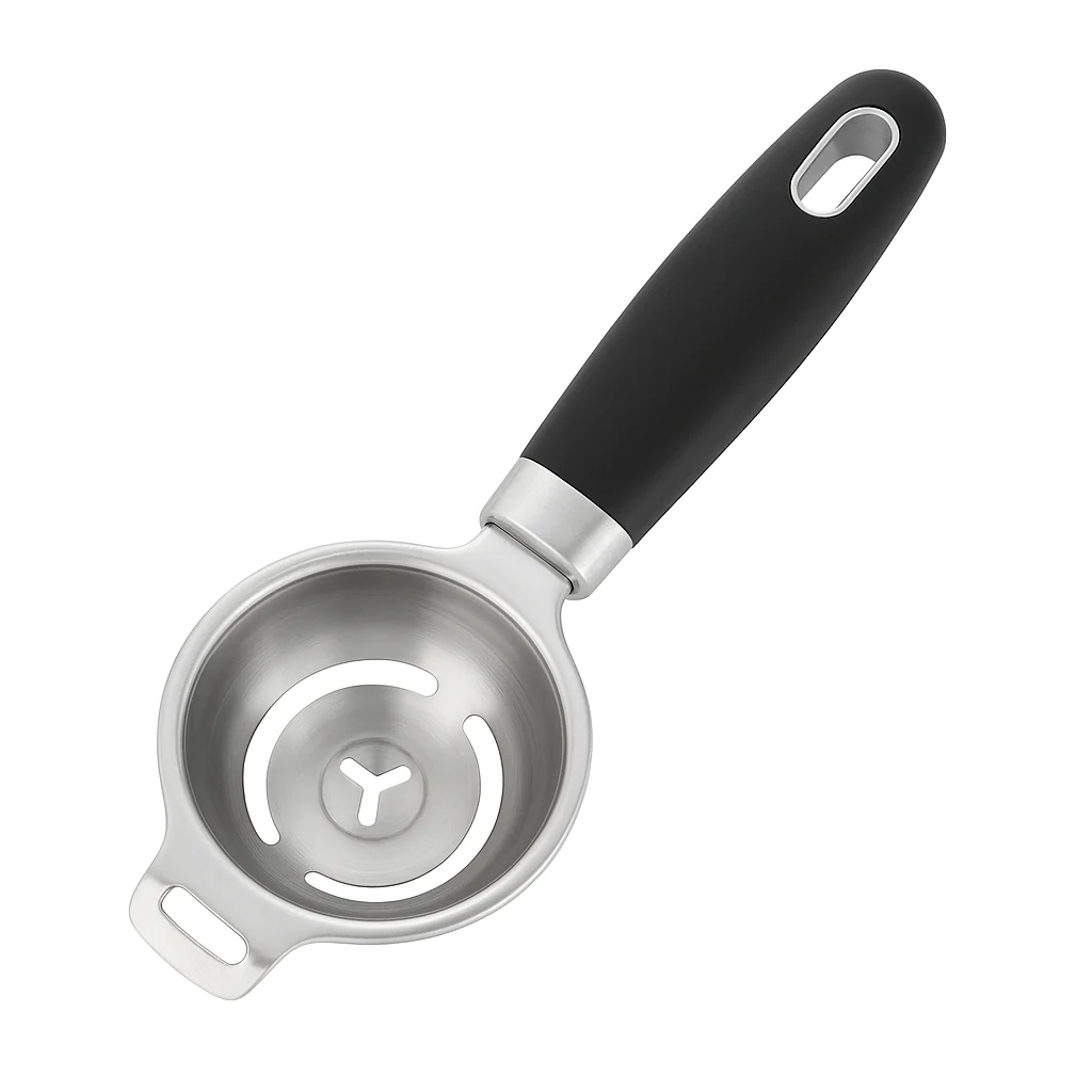 Stainless Steel Deep Egg Separator – Easy Yolk & White Separator with Non-Slip Handle - Image 2