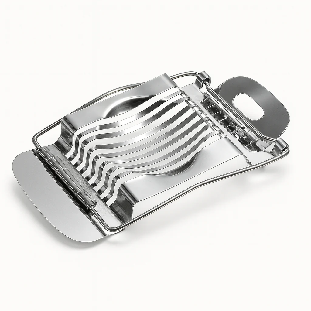Stainless Steel Egg Slicer – Heavy-Duty Iron Egg Cutter for Perfect Slices - Image 2